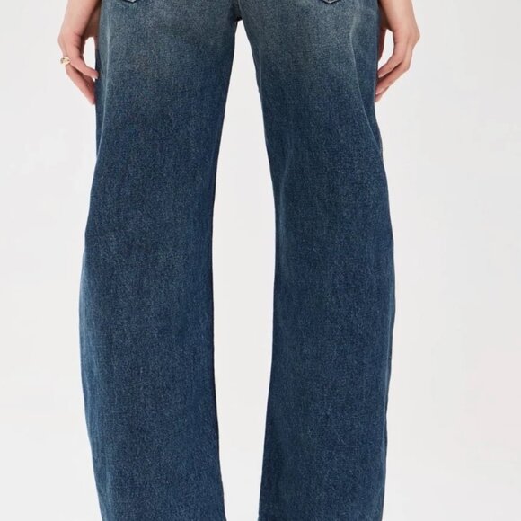 New Nili Lotan Otis Barrel Jeans Size 26 - Simon Wash - Picture 4 of 4